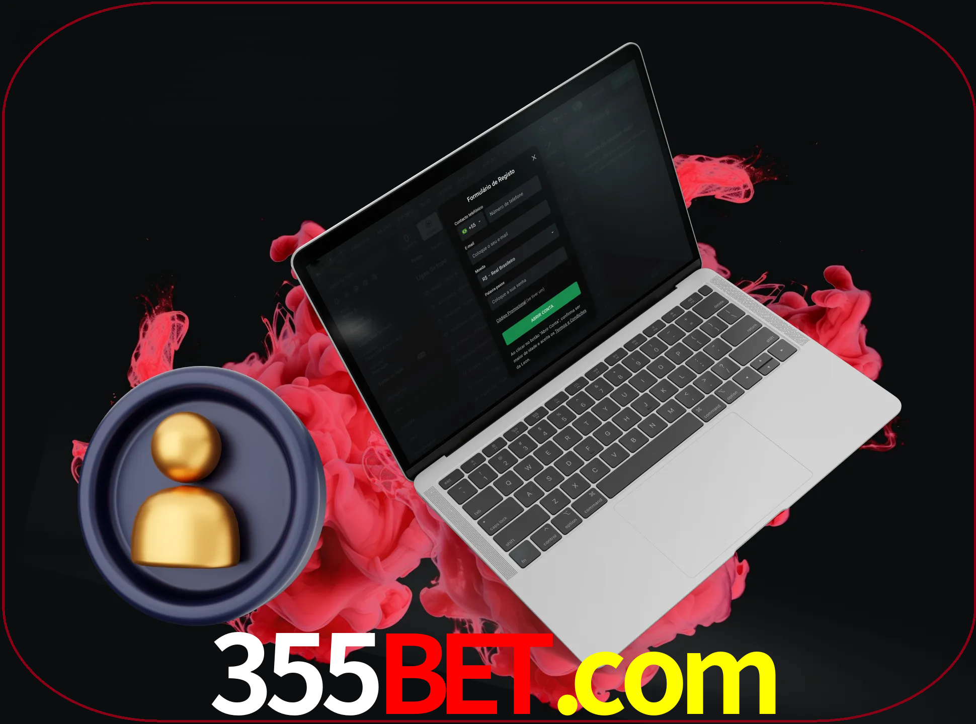 No cabeçalho do site 355bet, clique no botão que o levará a um formulário especial onde terá de introduzir as suas informações actuais.